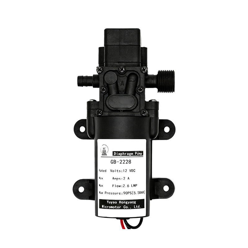 GB-2228 Eingewinde-Hochdruck-Wassermembranpumpe mit rechtsseitigem Auslass